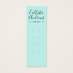 Tarjeta de visualización Múltiple Sencilla Mint Bl