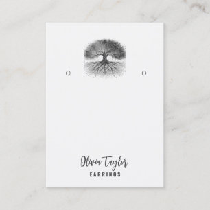 Tarjeta de visualización orgánica del árbol espiri