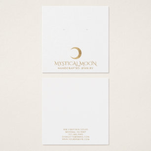 Tarjeta de visualización para joyas de la luna de 