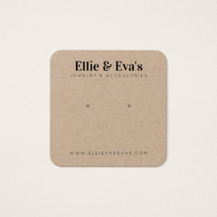 Tarjeta de visualización para joyas personalizados