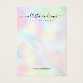 Tarjeta de visualización Pastel Holográfico Arcoir