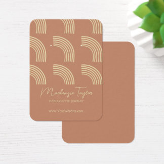 Tarjeta de visualización personalizada del arco ir