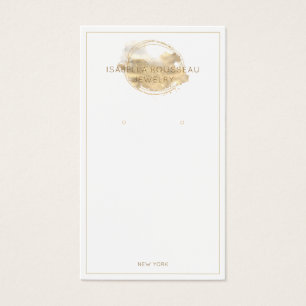 Tarjeta de visualización Platinum Gold Purpurina J