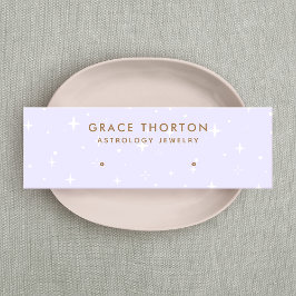 Tarjeta de visualización Purple Celestial Stars St