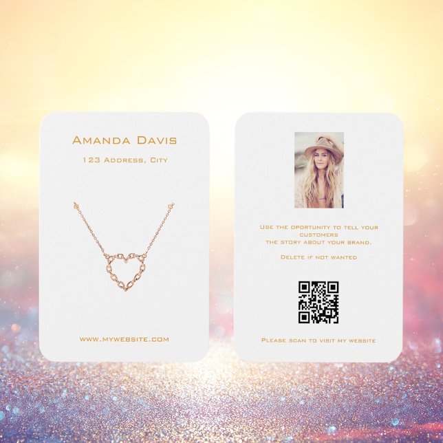 Tarjeta de visualización QR para joyería de oro bl (Subido por el creador)