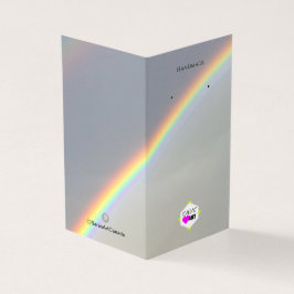 Tarjeta de visualización Rainbow Earl con su logot