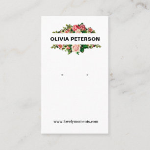 Tarjeta de visualización Romantic Flowers