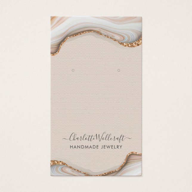 Tarjeta de visualización rosa de ganancia de Geode (Frente)