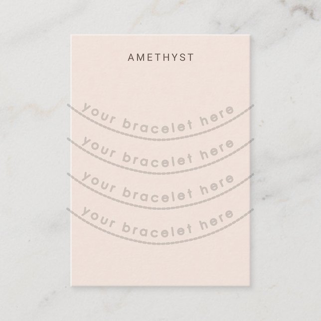 Tarjeta de visualización Rubor de pulsera rosa (Subido por el creador)