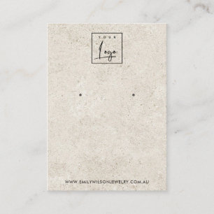 TARJETA DE VISUALIZACIÓN RÚSTICA DE STUCCO BLANCO 