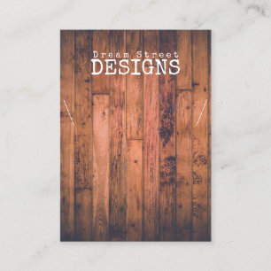 Tarjeta de visualización Rústica del collar de cos