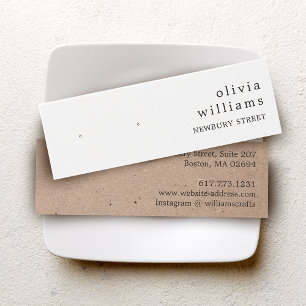 Tarjeta de visualización sencilla de Kraft Paper S