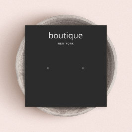 Tarjeta de visualización sencilla de Stud moderna