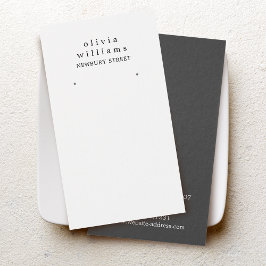 Tarjeta de visualización sencilla y moderna