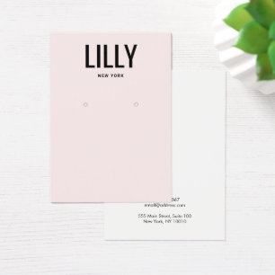 Tarjeta de visualización sencilla y moderna de col