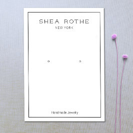 Tarjeta de visualización sencilla y moderna de ing