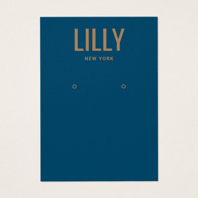 Tarjeta de visualización sencilla y moderna de los (Frente)