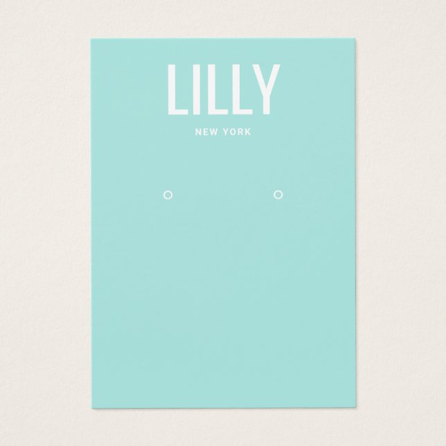 Tarjeta de visualización sencilla y moderna de tur (Frente)