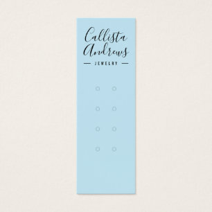 Tarjeta de visualización simple azul-negra múltipl
