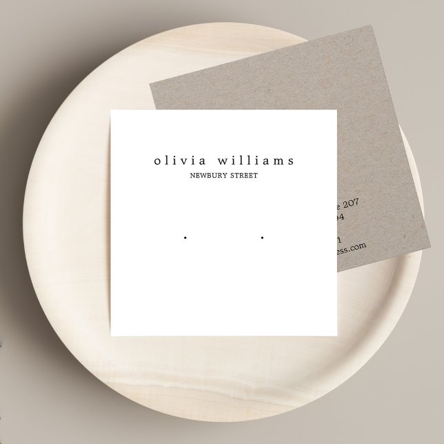 Tarjeta de visualización simple cuadrada para el e (Subido por el creador)