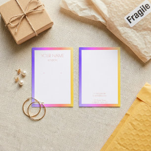 Tarjeta de visualización simple de anclaje con bor