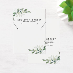 Tarjeta de visualización simple de collar de ucali