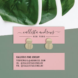 Tarjeta de visualización simple de guiones negros