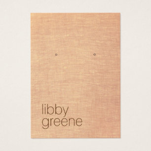 Tarjeta de visualización simple de jewelry Earl de