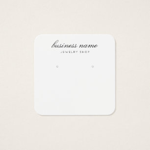 Tarjeta de visualización simple de joyas de gananc