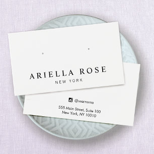 Tarjeta de visualización simple de joyas de gananc