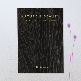 Tarjeta de visualización simple de joyería retro d