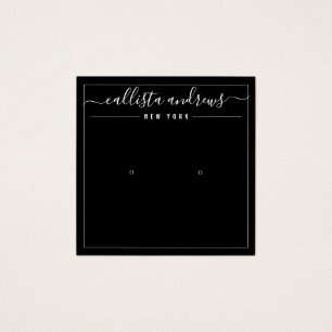 Tarjeta de visualización simple de la curva blanca