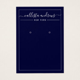 Tarjeta de visualización simple de la marea negra