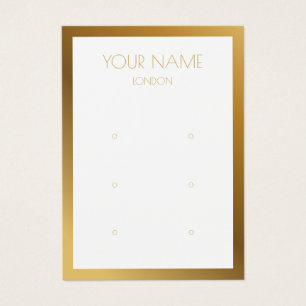 Tarjeta de visualización simple de los bordes dora