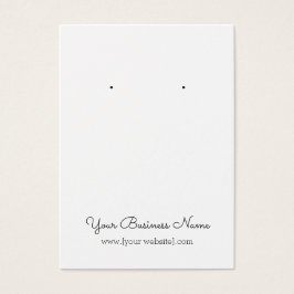 Tarjeta de visualización simple de Personalizado d