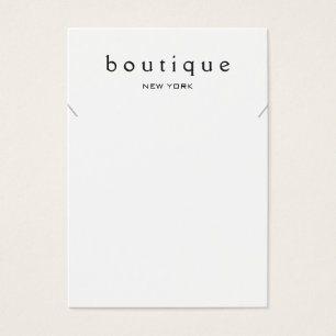 Tarjeta de visualización simple de pulsera de cuel