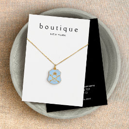 Tarjeta de visualización simple de pulsera de cuel