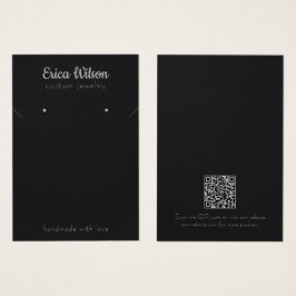 Tarjeta de visualización simple del collar de colo
