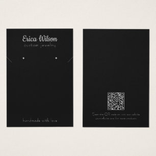 Tarjeta de visualización simple del collar de colo