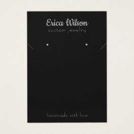 Tarjeta de visualización simple del collar de colo