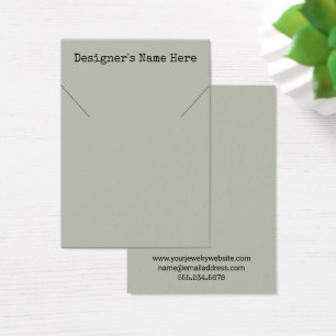 Tarjeta de visualización simple del soporte de col