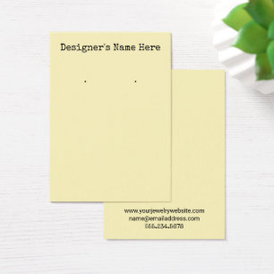 Tarjeta de visualización simple del soporte del as