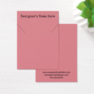 Tarjeta de visualización simple del soporte del co