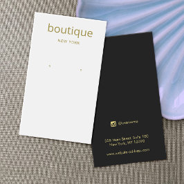 Tarjeta de visualización simple Gris-moderna de la