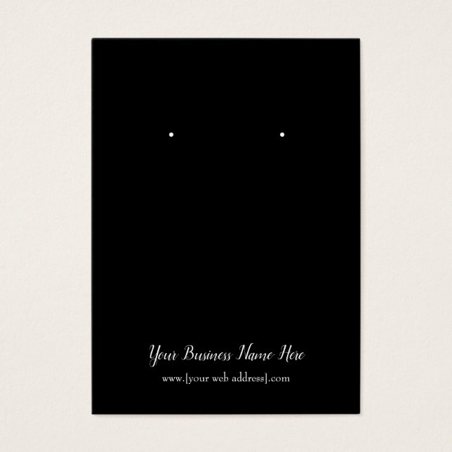 Tarjeta de visualización simple para Personalizado (Frente)