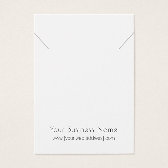 Tarjeta de visualización simple y moderna de colla (Frente)