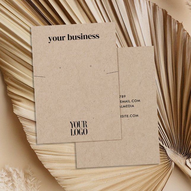 Tarjeta de visualización simple y moderna de Kraft (Subido por el creador)