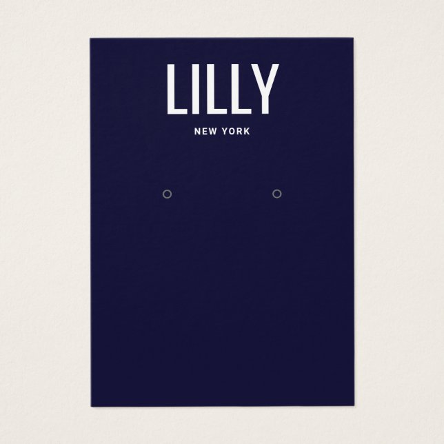 Tarjeta de visualización simple y moderna de la ma (Frente)