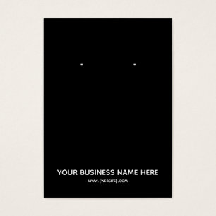 Tarjeta de visualización simple y moderna de Perso