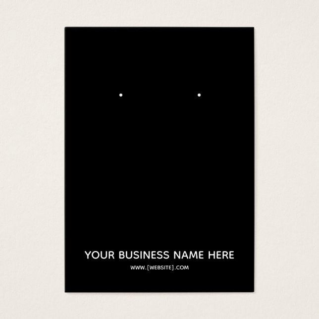 Tarjeta de visualización simple y moderna de Perso (Frente)